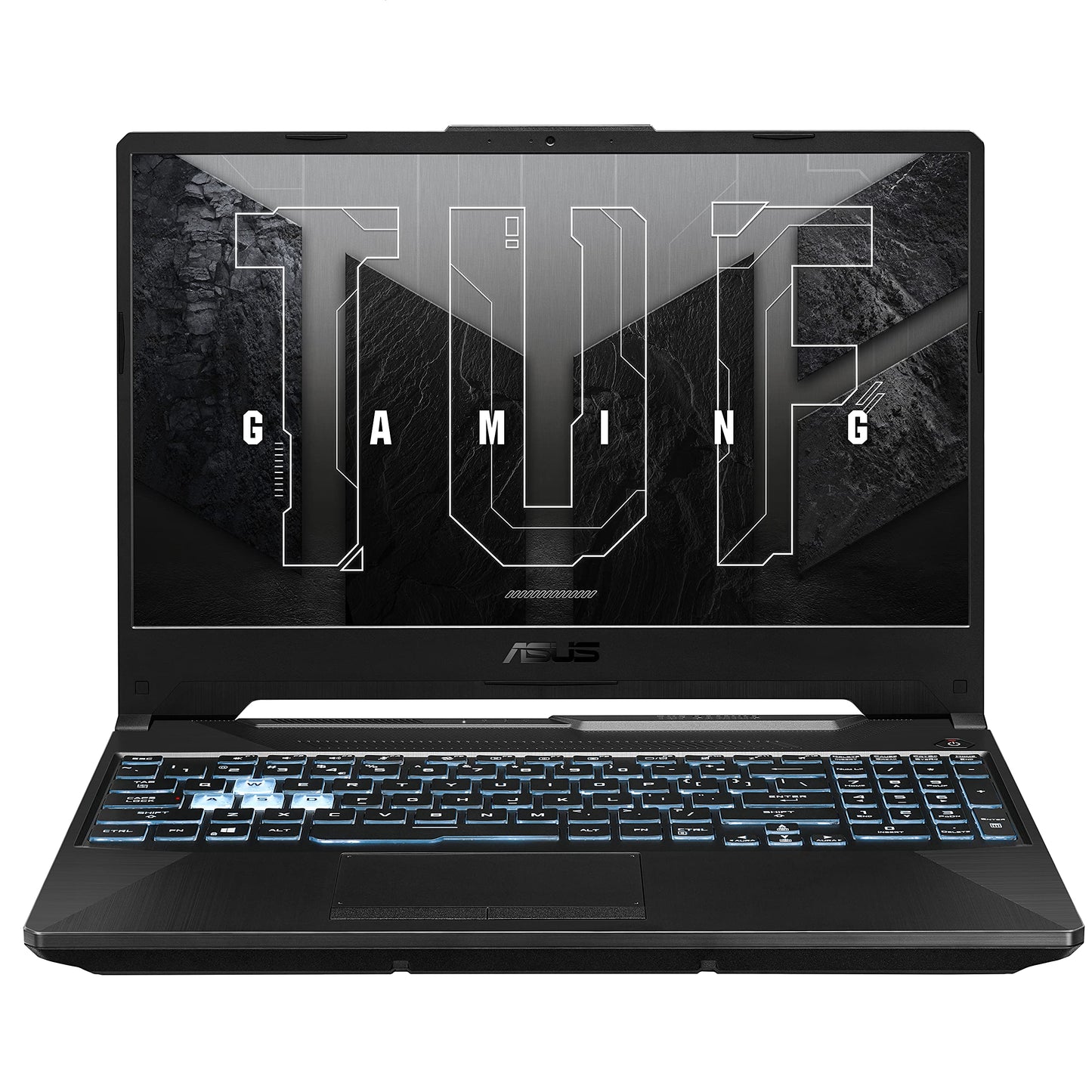 ASUS TUF Gaming A15 FA506NFR-HN008 Gaming-Laptop, 39,6 cm (15,6 Zoll), Full HD, 144 Hz, AMD Ryzen 7 7435HS-, 16 GB RAM, 512 GB SSD- RTX 2050, 4 GB, ohne Betriebssystem, Schwarz, Grafite, spanische