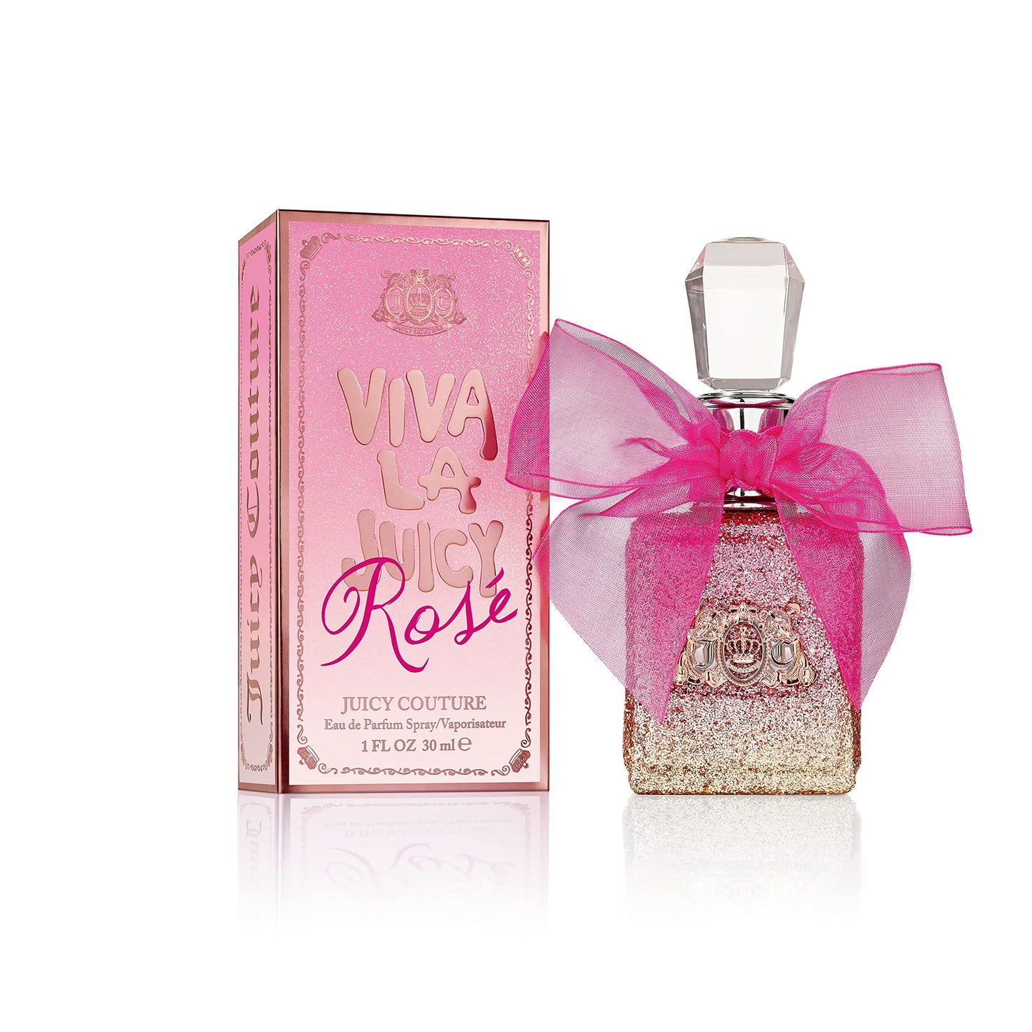 Juicy Couture - Viva La Juicy Rosé, Eau de Parfum Spray, mit Spritzigem Rosé und Schimmernden Zitrusblasen, Luxus Parfüm für Frauen - 30 ml